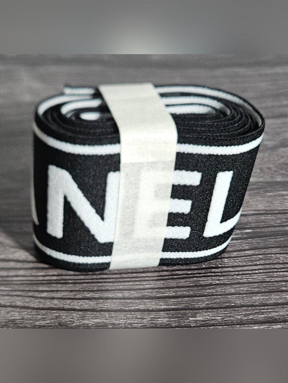 NEW Chanel Black White Large Gift Ribbon 45" Long Thick Wide Cotton Reversible - Picture 2 of 10
